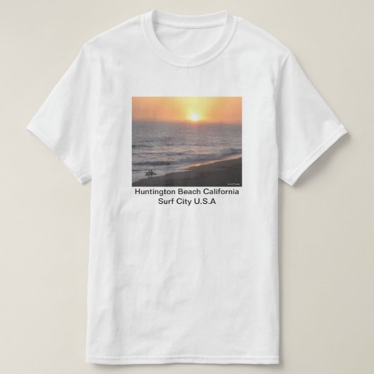 Huntington Beach "Surf City U.S.A. T-Shirt (Design vorne)