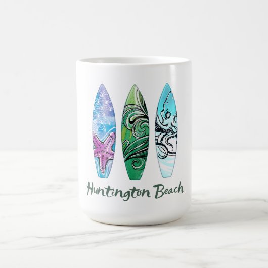 Huntington Beach Surfboards Kaffeetasse (Mittel)