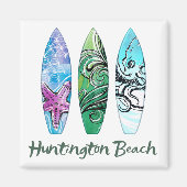 Huntington Beach Surfboards Magnet (Vorne)