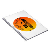 Huntington Beach Surfboards und Sunsets Notizblock (Rechte Seite)