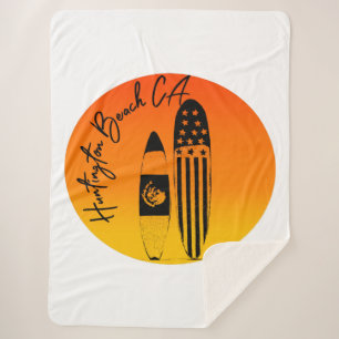 Huntington Beach Surfboards und Sunsets Sherpadecke