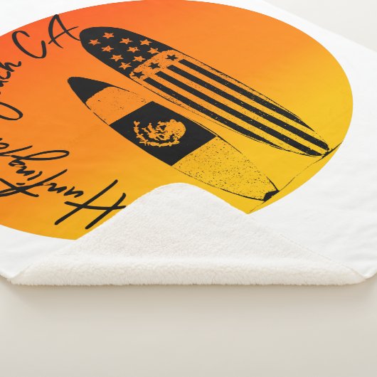 Huntington Beach Surfboards und Sunsets Sherpadecke (3/4)