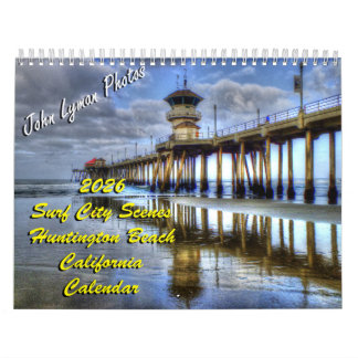 Huntington Beach. Szenen 2026 Kalender