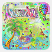 Huntington Beach Timeless Melody Sticker (Vorderseite)