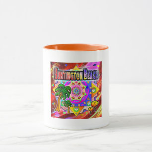 Huntington Beach Tropical Friends Tasse