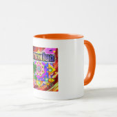 Huntington Beach Tropical Friends Tasse (VorderseiteRechts)