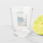 Huntington Beach USA Schnapsglas (Rückseite)