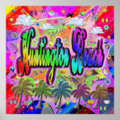 Huntington Beach Vista Express Poster (Vorne)