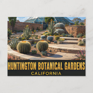 Huntington Botanical Gardens California Kultur Postkarte