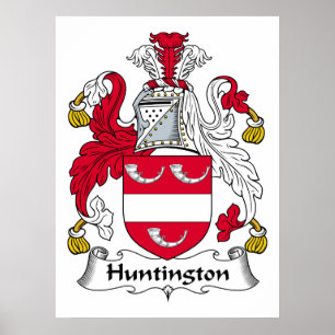Huntington Familienwappen Poster