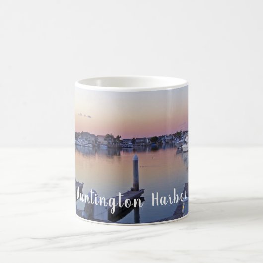 Huntington Harbour Sunset Kaffeetasse (Mittel)