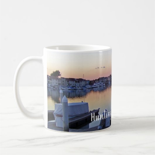 Huntington Harbour Sunset Kaffeetasse (Links)