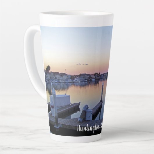 Huntington Harbour Sunset Milchtasse (Linke Ecke)