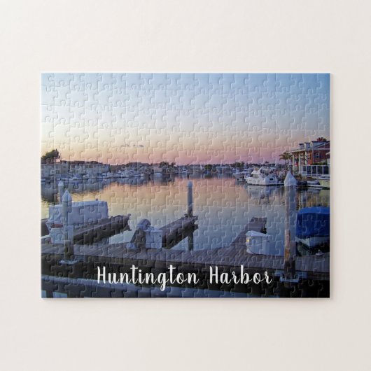 Huntington Harbour Sunset Puzzle (Horizontal)