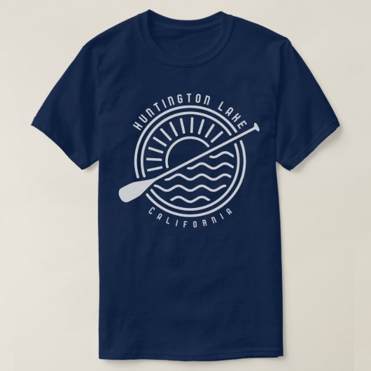 Huntington Lake California Long Sleeve T-Shirt (Design vorne)