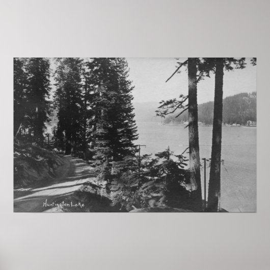 Huntington Lake, California View from Road Poster (Vorne)
