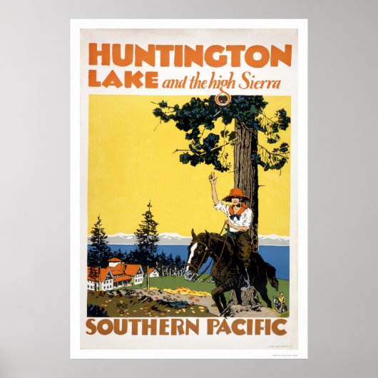 Huntington Lake und Sierras Poster (Vorne)