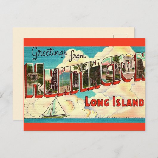 Huntington Long Island Grußkarte Postkarte (Vorne/Hinten)