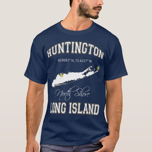 Huntington Long Island New York T-Shirt (Vorderseite)