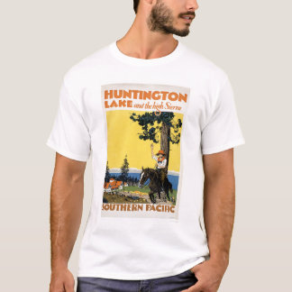 Huntington See und die Sierra T-Shirt