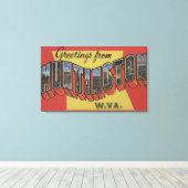 Huntington, West Virginia - Große Briefszenen Leinwanddruck (Insitu (Holzboden))