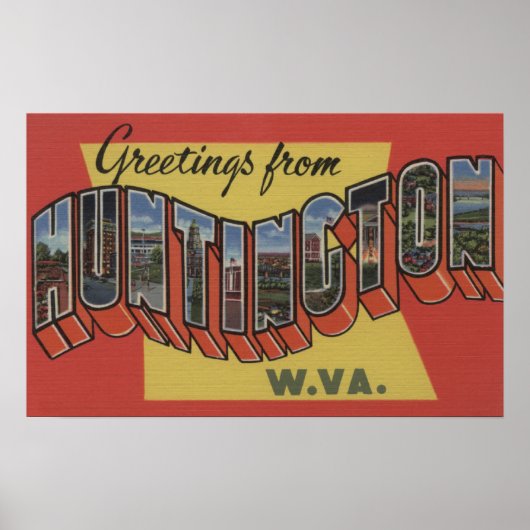 Huntington, West Virginia - Große Briefszenen Poster (Vorne)