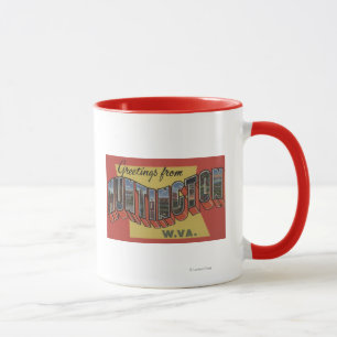 Huntington, West Virginia - große Buchstabe-Szenen Tasse
