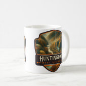 Huntington, West Virginia | VINTAG Kaffeetasse (VorderseiteRechts)