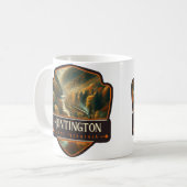 Huntington, West Virginia | VINTAG Kaffeetasse (Vorderseite Links)