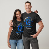 Huntington's Awareness Leopard Sunflower T-Shirt (Unisex)