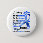 Huntington's Awareness Month Ribbon Geschenke Button (Vorderseite)