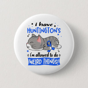 Huntington's Awareness Month Ribbon Geschenke Button