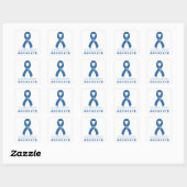 Huntington's Disease Advocate White Square Sticker (Blatt)