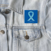 Huntington's Disease Awareness Ribbon Custom Butto Button (Beispiel)