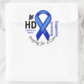 Huntington's Disease HD Awareness Research Support Runder Aufkleber (Tasche)