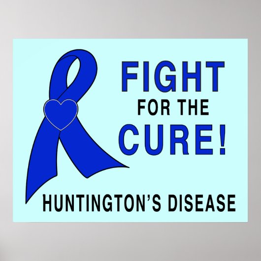 Huntingtons Kampf um die Heilung Poster (Vorne)