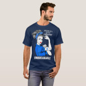 Huntingtons Krankheitsbewusstsein Unzerbrechlich T-Shirt (Vorne ganz)