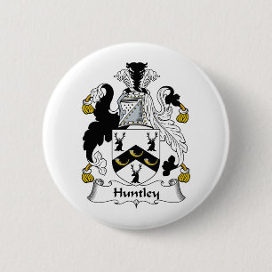 Huntley Familienwappen Button