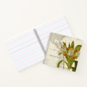 Huntleya Meleagris Orchid-Notebook Notizblock (Innenseite)