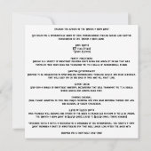 👻 "Hunts & Hops Bash" 🍻! 🍻 👻 Halloween Einladung (Rückseite)