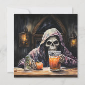 👻 "Hunts & Hops Bash" 🍻! 🍻 👻 Halloween Einladung (Vorderseite)