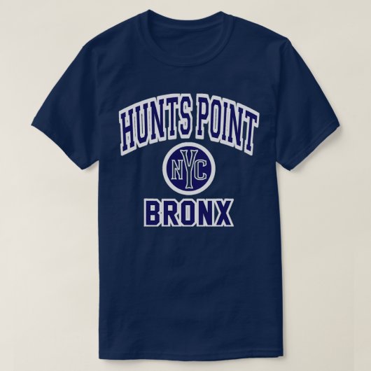 Hunts Point Bronx Nyc Varsity 2 T-Shirt (Design vorne)