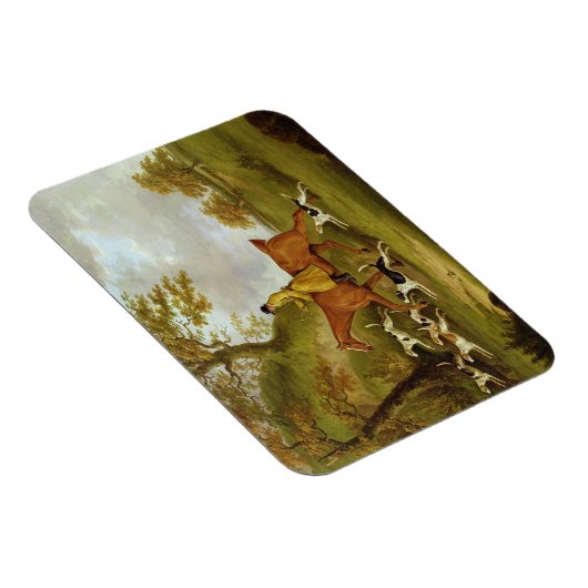 Huntsman and Hounds, 1809 (Öl auf Leinwand) Magnet (Rechte Seite)