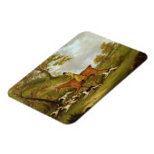 Huntsman and Hounds, 1809 (Öl auf Leinwand) Magnet (Linke Seite)