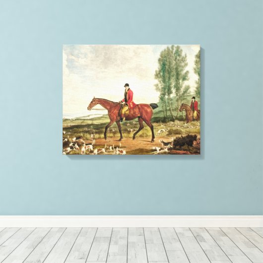 Huntsman Leinwanddruck (Insitu (Holzboden))