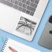 Huntsman Spider Aufkleber (Laptop mit iPhone)