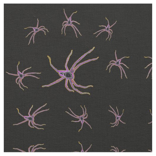 Huntsman Spider Oil Art, Stoff (Nahaufnahme)