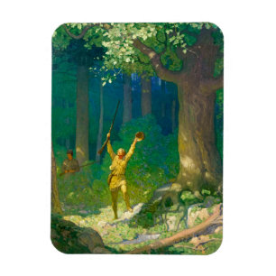 Huntsman von Newell Convers Wyeth Magnet
