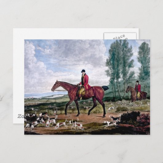 Huntsman zu seinen Majestäten härtet Postkarte (Vorne/Hinten)