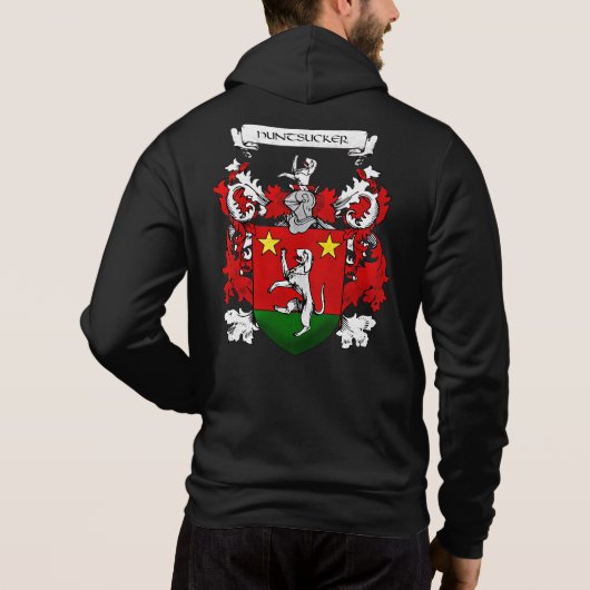 Huntsucker Coat of Arms Men Hoodie (Rückseite)